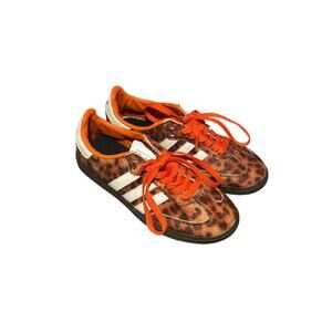adidas Samba OG Orange Leopard Mens Womens Sneakers